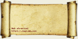 Tanja Perković vizit kartica